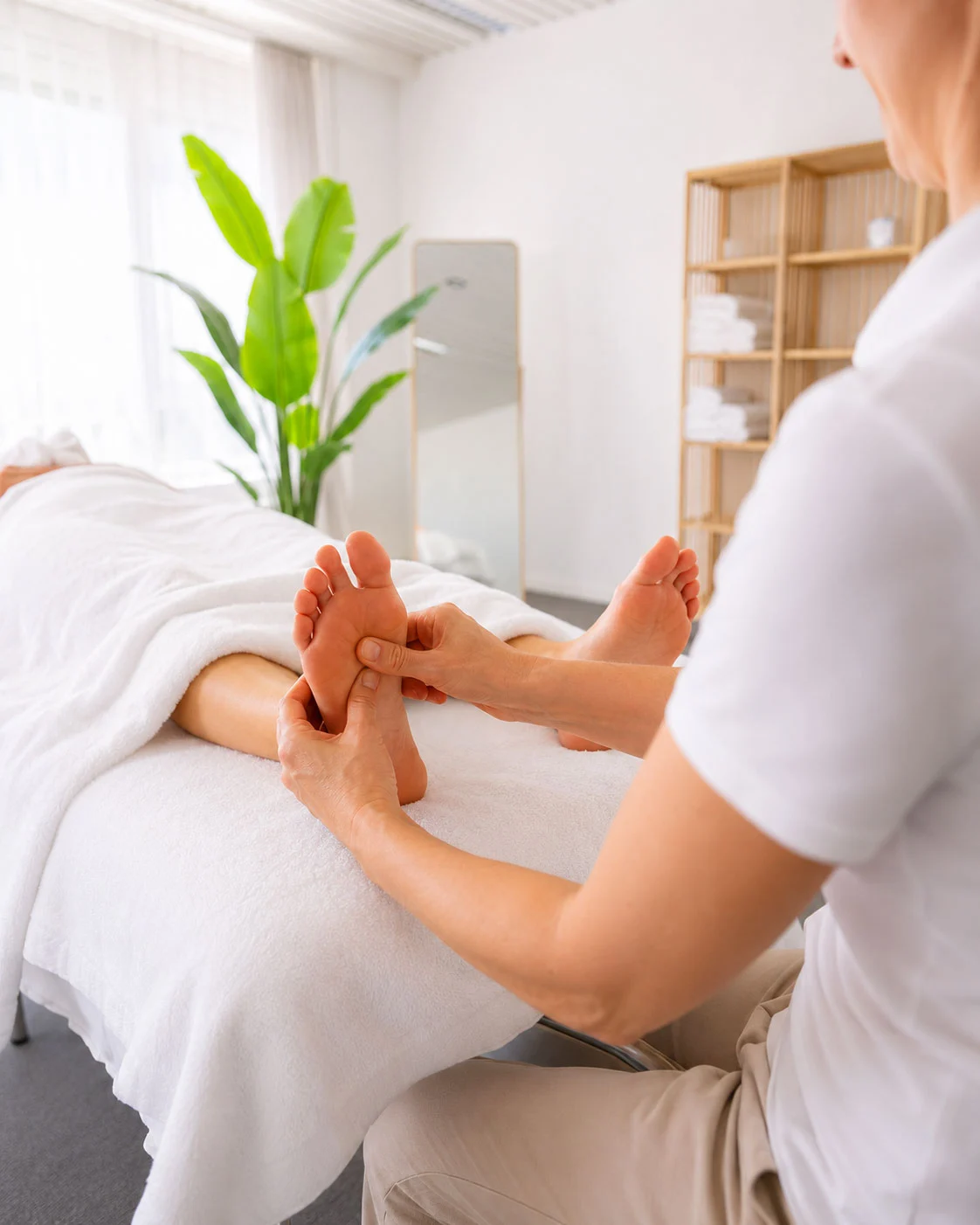 Fussreflexzonenmassage an der Bahnhofstrasse 49 – Praxis für Baden